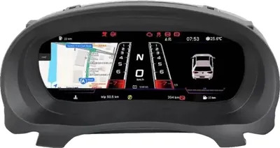 Produktbild von Digitales Dashboard, 10,25-Zoll-HD-Display, Mehrsprachige Unterstützung, Für Golf 6 08-14 Jahre