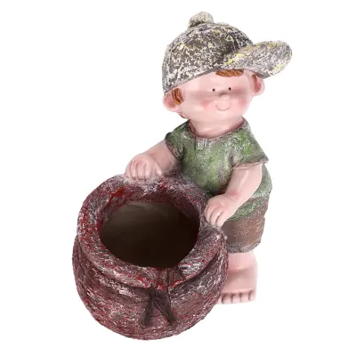 Obrázek produktu pro Květináč Ornament, květináč, květináč, zahradní socha, zahradní socha, zahradní dekorace