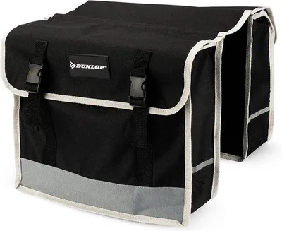 Produktbild von Unyqoos® 4-in-1 Doppel-Fahrradtasche, 26 L (15 L/Seite), je Tasche 36 x 30 x 12 cm, wasserdichtes 600D-Polyester für Gepäckträger