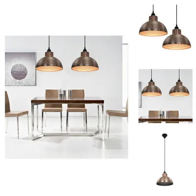 Immagine prodotto di vidaXL Plafoniere 2 pezzi semisferiche color rame - Lampade