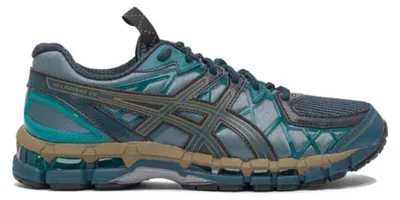 Image de ASICS baskets homme bleues - 5