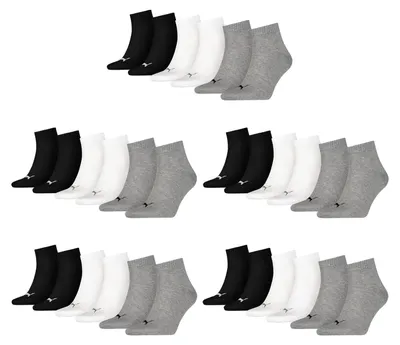 Produktbild von 15 Paar PUMA Uni Quarter Socken