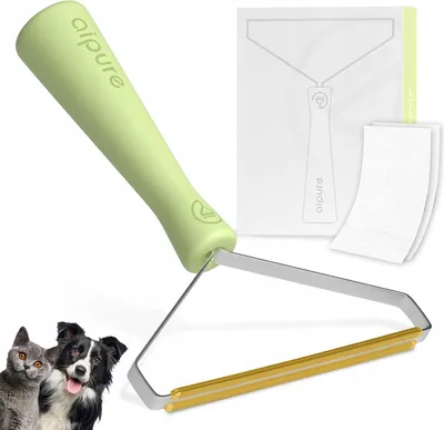 Zdjęcie produktu dla Szczotka ściągaczka do usuwania sierści i kłaczków 2-częściowa AIPURE