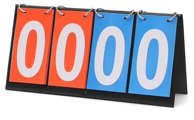Productafbeelding van Draagbaar Scorebord voor Sportwedstrijden 0-99