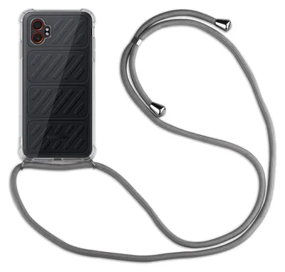Produktbild von Betterfon Handykette für Samsung Galaxy Xcover 7 Pro Hülle mit Kordel Grau