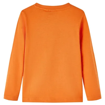 Immagine prodotto di vidaXL Camicia a maniche lunghe per bambini arancione scuro 92