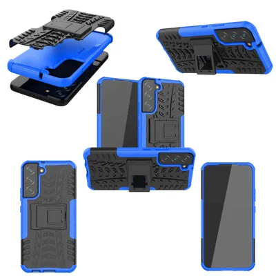 Produktbild von Für Samsung Galaxy S22 Plus 5G Hybrid Outdoor Blau Handy Tasche Etuis Hülle Case