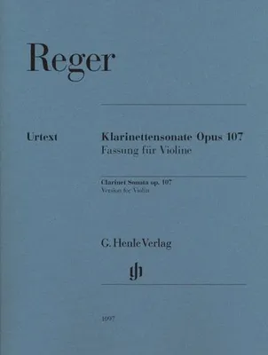 Produktbild von Reger, M: Klarinettensonate Opus 107