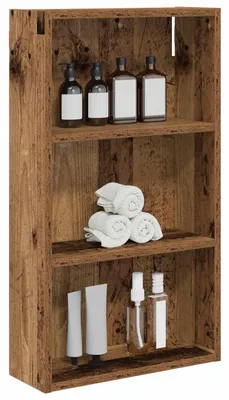 Produktbild von Eleganten-Stil Badezimmer-Wandschrank 1 PC,Modernes Design,Badmöbel,Badezimmer,Altholz 40x14x70 cm Holzwerkstoff - Spiegelschränke - Möbel26