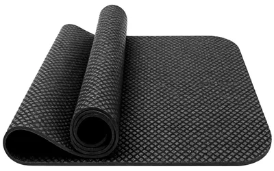 Zdjęcie produktu dla Mata antypoślizgowa do ćwiczeń, mata ochronna podłogowa z PVC, 43 x 60 cm, do sprzętu fitness w domu