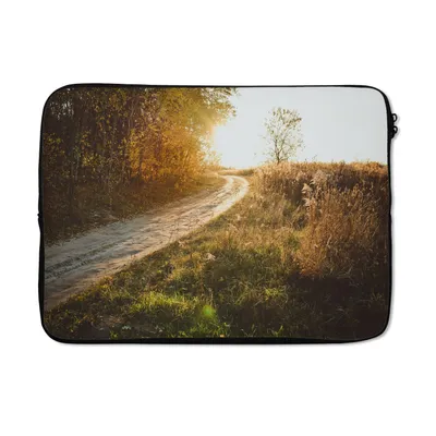 Produktbild von MuchoWow® Laptop Hülle 13 Zoll Weg - Natur - Baum Laptoptasche - Laptophülle - Sleeve - Rundumschutz