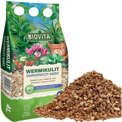 Image de Vermiculite horticole naturelle 1–5 mm, 4 L – amendement pour semis et substrats