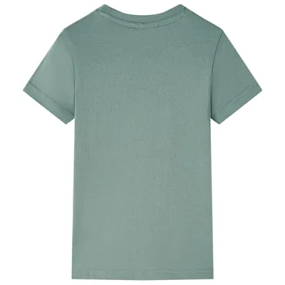 Zdjęcie produktu dla vidaXL T-shirt dziecięcy Khaki 128
