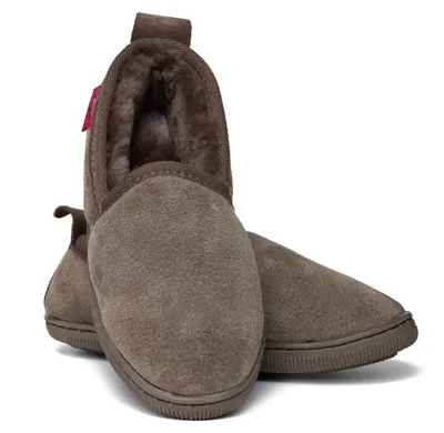 Produktbild von Hausschuhe Lammfell Typ "Java", braun, 47