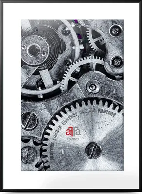A close-up view of the intricate gears and mechanisms of a clock or watch.