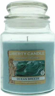 Image de Liberty Candle Ocean Breeze 510g Pot en verre avec couvercle