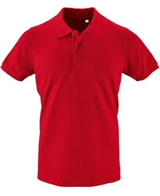 Immagine prodotto di SOLs 01708 | Polo Phoenix da uomo / Cotone pettinato e filato ad anelli - Colore: Rosso - Taglia: M