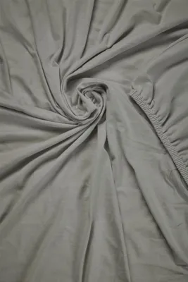Produktbild von Beddinghouse Jersey Topperspannbettlaken bis 10cm Matratzenhöhe  Farbe Light Grey Größe 100x200/220