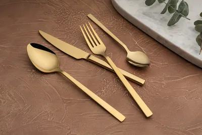 Produktbild von Hermia Concept, CBK24GD, Bestecke, Gold, Edelstahl, 21 x 4,5 cm