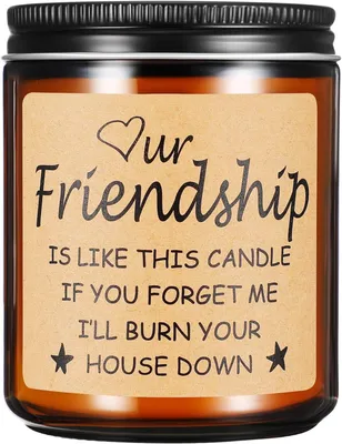 Image de Cadeaux amusants pour amis et proches, bougie d'anniversaire (cadeau d'amitié)