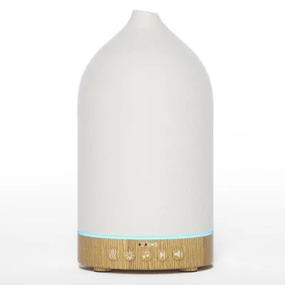 Obrázok produktu pre Keramický difúzor na aromaterapiu s farebným LED osvetlením a bielym šumom