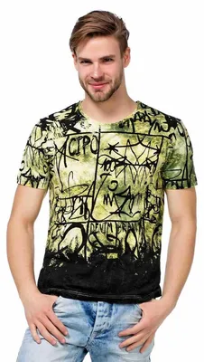 Produktbild von CT456 Herren T-Shirt mit lässigem Allover-Print