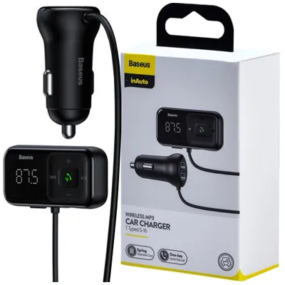 Produktbild von Baseus T-Type S16 FM-Transmitter Bluetooth 5.0