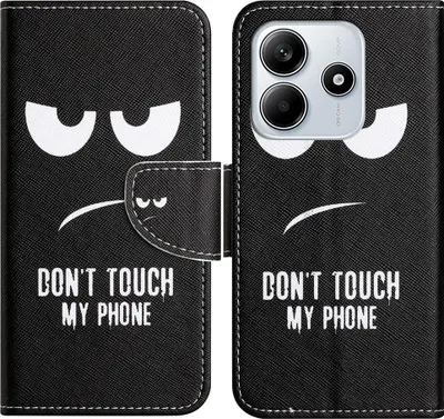 Produktbild von Xiaomi Redmi Note 14 5G Hülle - Coverup Klapphülle - Don't Touch