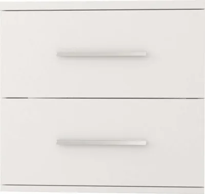 Obrázek produktu pro Noční skříňka OMEGA I 22, šířka: 55 cm, barva: BÍLÁ/BÍLÁ