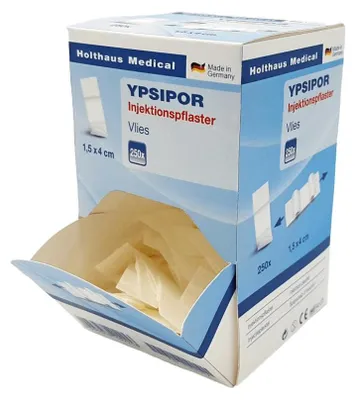 Produktbild von YPSIPOR Injektionspflaster , 1,5 x 4 cm, 250 Stück Vlies - B07GPPT4PF | Packung (250 Stück)