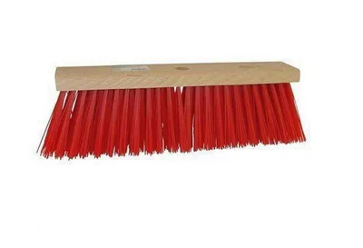 Produktbild von Betra Besenkopf - Outdoor-Besen - rot -Holz/Kunstfaser - 40 cm