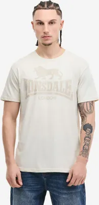 Zdjęcie produktu dla Koszulka męska o normalnym kroju LOGO Bone White/Sand XL Lonsdale