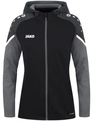 Produktbild von JAKO Kinder Kapuzenjacke Performance, Schwarz/Anthra Light, 152