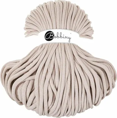 Zdjęcie produktu dla Bobbiny Jumbo 9 mm 100 m Golden Nude Sznurek