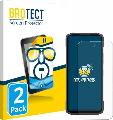 Produktbild von 2x Für Doogee Blade 20 Turbo Schutzfolie BROTECT Displayschutz Display Schutz Folie Klar Transparent