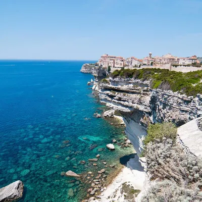 Image de Tableau sur toile Bonifacio 30x30 cm, Tableau mural moderne pour décoration intérieure