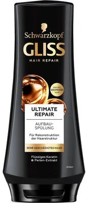 Productafbeelding van Gliss Kur, Ultimate Repair, Haarconditioneer, 200 ml (PRODUCT UIT DUITSLAND)