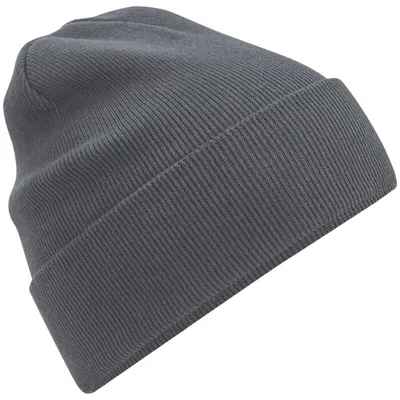 Image de Beechfield - Bonnet « Original » avec bord-côte FK1134 (taille unique) (graphite)