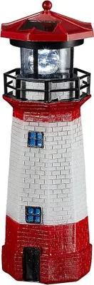 Obrázok produktu pre Červené solárne záhradné svietidlo 28 cm s LED