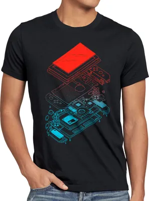 Produktbild von A.N.T. Exploded Herren T-Shirt pro gamer konsole joypad