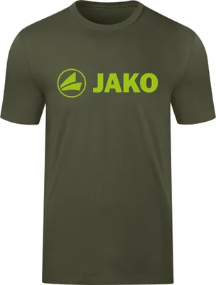 Produktbild von JAKO Kinder T-Shirt Promo, Farbe:khaki/neongrün, Größe:128