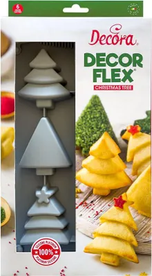 Produktbild von Silikonbackform Weihnachtsbaum Decora