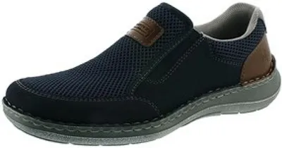 Immagine prodotto di Rieker scarpa bassa da uomo slip-on 03053, misura:41 EU, colore:Blu