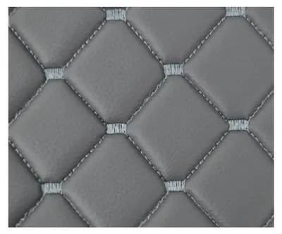 Image de Tapis de sol gris en simili pour MAN TGX, boîte de vitesses automatique, modèle compact, avec un tiroir, capitonnés, qualité supérieure