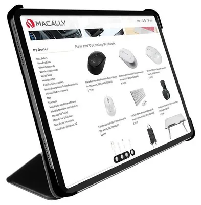 Produktbild von Macally BOOKSTANDPRO5L, Hülle Aufsteller f. iPad Pro 12,9' (2021 & 2020) Schwar
