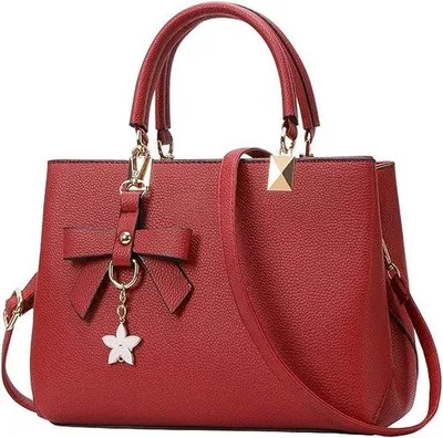Zdjęcie produktu dla Czarna designerska torebka na ramię z PU, elegancka torebka na ramię, torebka, prezent na Dzień Matki