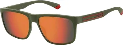 A pair of sunglasses on a white background.