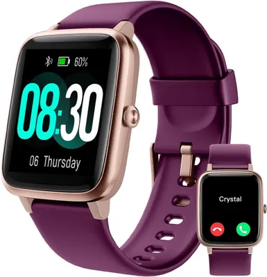 Produktbild von Smartwatch für Damen und Herren, 1,83 Zoll Touch-Farbdisplay mit SpO2, Herzfrequenzmessung, Schrittzähler, Schlafmonitor,Trainingsmodi Android IOS
