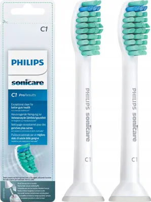 Produktbild von Philips | Aufsteckbürsten Philips Sonicare ProResults - 2 Stück - Original - Sanfte Reinigung - Hohe Qualität
