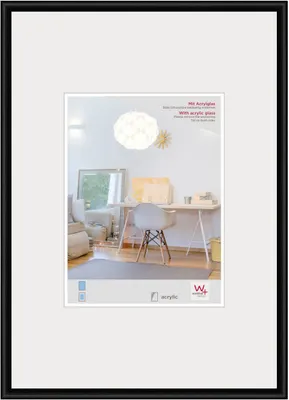 Obrázok produktu pre Walther plastový rám New Lifestyle 30x40 cm čierne akrylové sklo